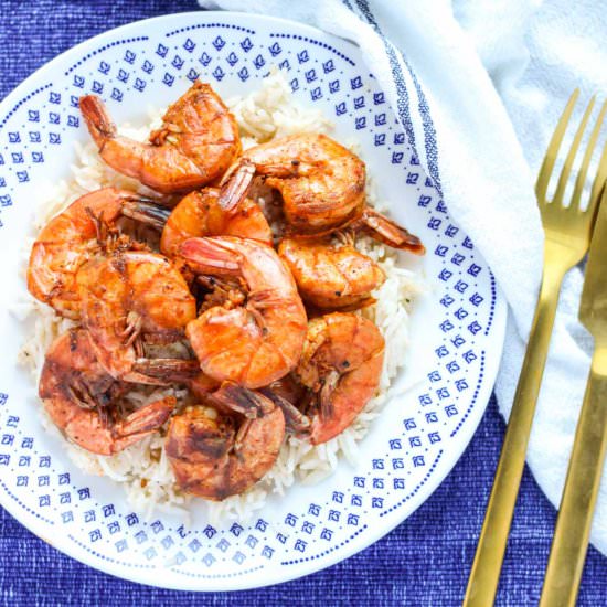 Easy Sweet and Spicy Shrimp