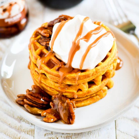 Pumpkin Pie Waffles