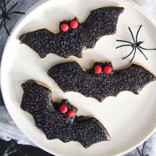Bat Sugar Cookies