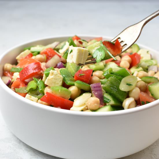 Greek Tomato Cucumber Salad