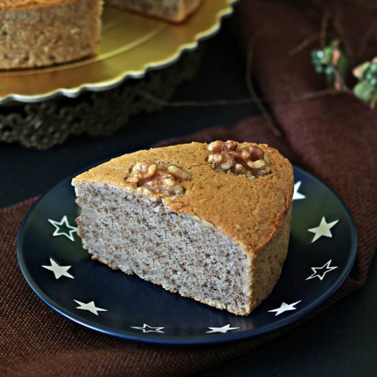 Walnut Butter Cake