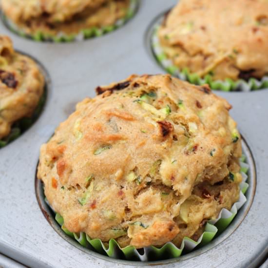 zucchini savoury muffins