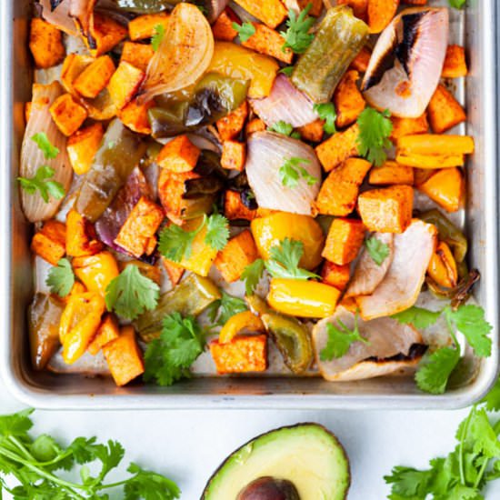 Sweet Potato Veggie Fajitas