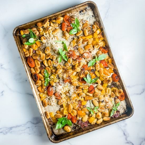 sheet pan gnocchi