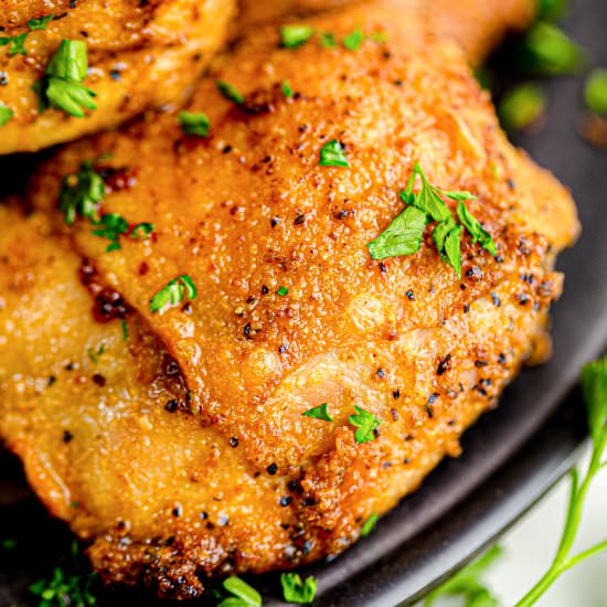 Oven Baked Chicken Thighs