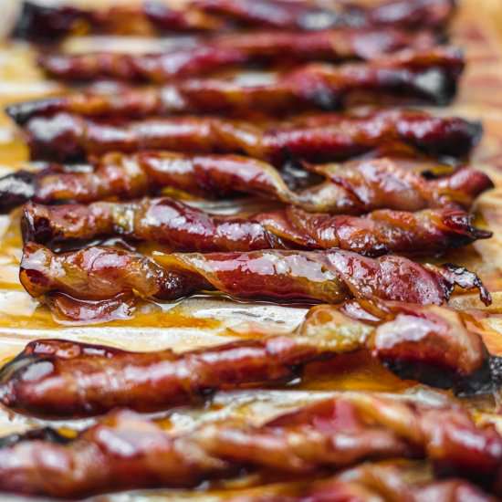 Keto Candied Bacon Twists