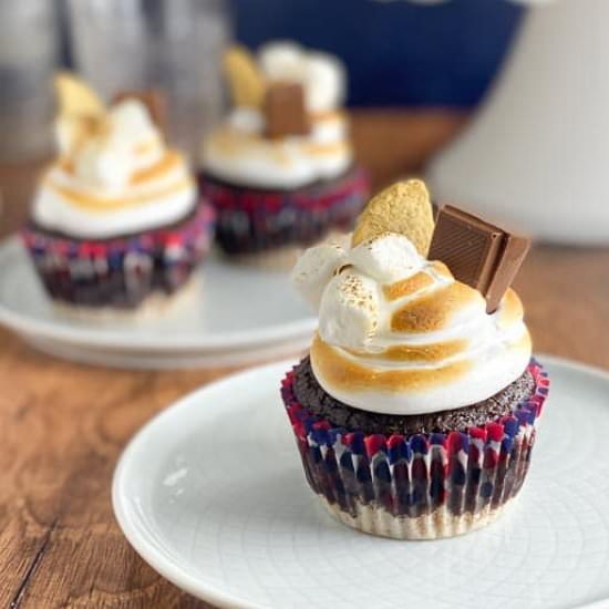 Low FODMAP S’Mores Cupcakes