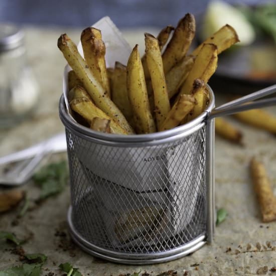 Crispy Baked Masala Fries