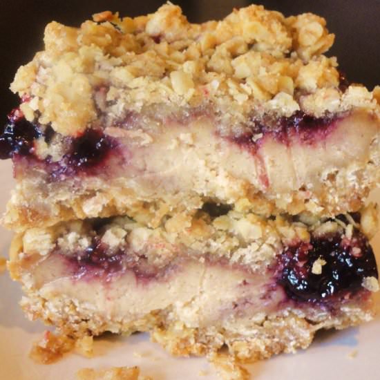 PB&J Breakfast Bars