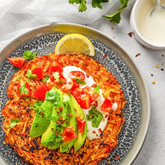 Vegan Sweet Potato Rostis