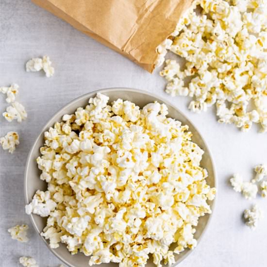 microwave paper bag popcorn