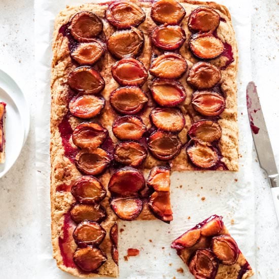 Plum Sheet Cake