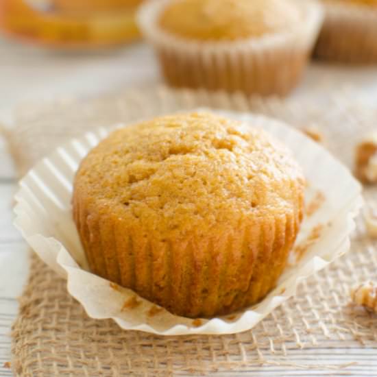 Pumpkin Banana Muffins