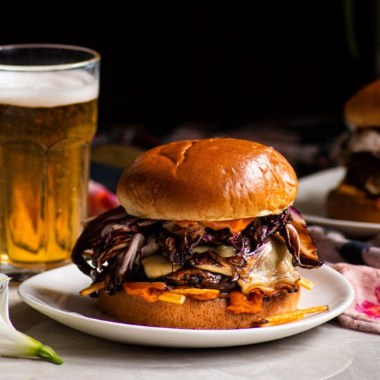 Portobello Cheese Burgers