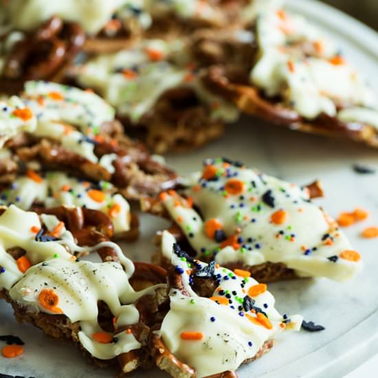 Halloween Chocolate Bark