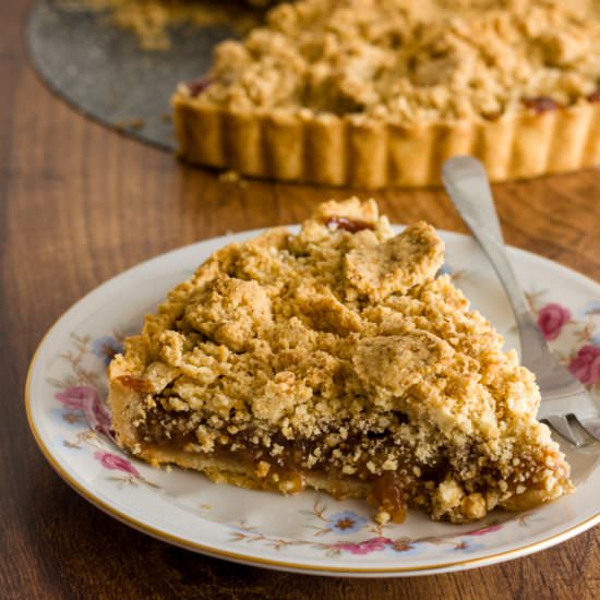 Fresh Fig Crumble Tart (Easy Recipe