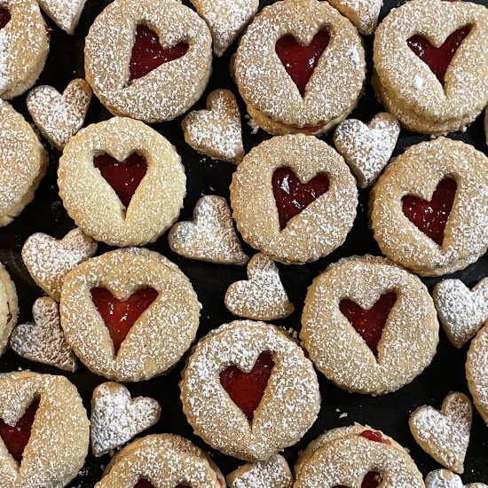 Gluten-Free Linzer Biscuits