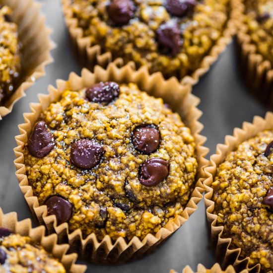 Pumpkin Oatmeal Muffins
