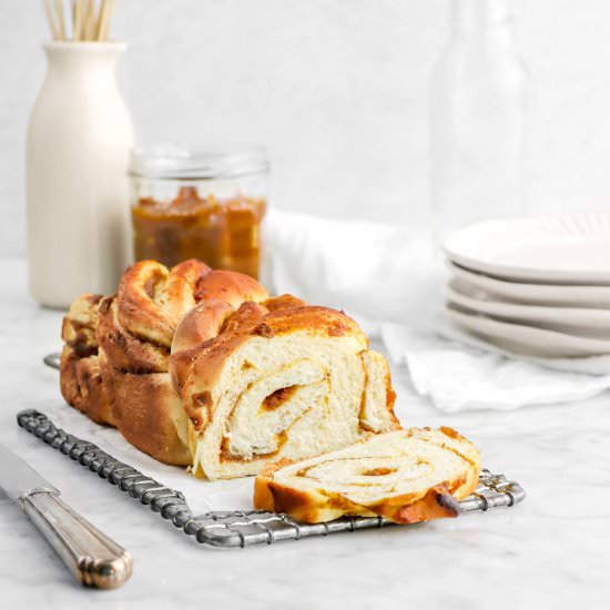 Spiced Pumpkin Butter Babka