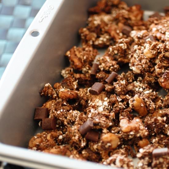 Coffee & Walnut Granola Recipe