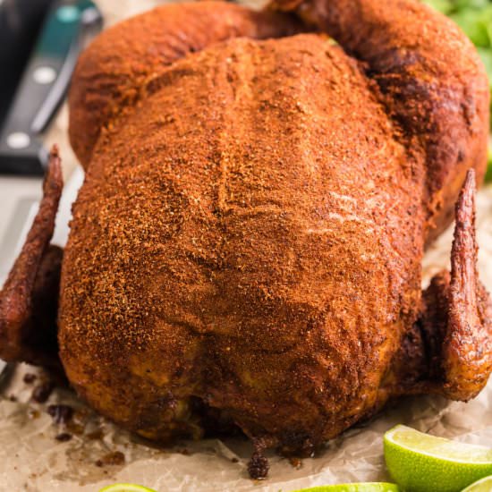Smoked Whole Chicken