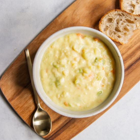 Potato Soup (No Bacon)