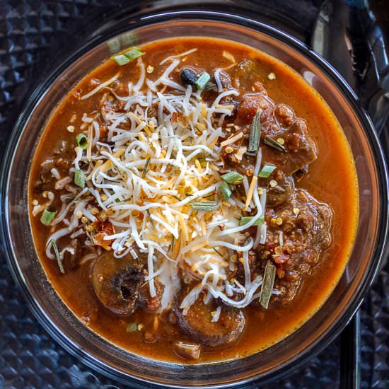 The Meatiest Vegetarian Chili Ever!