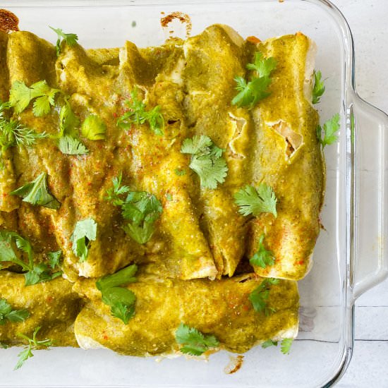 Dairy Free Chicken Enchiladas