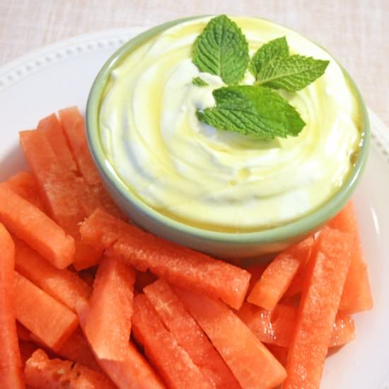 Watermelon Fries with Whipped Feta
