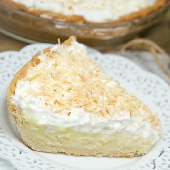 Southern Coconut Cream Pie