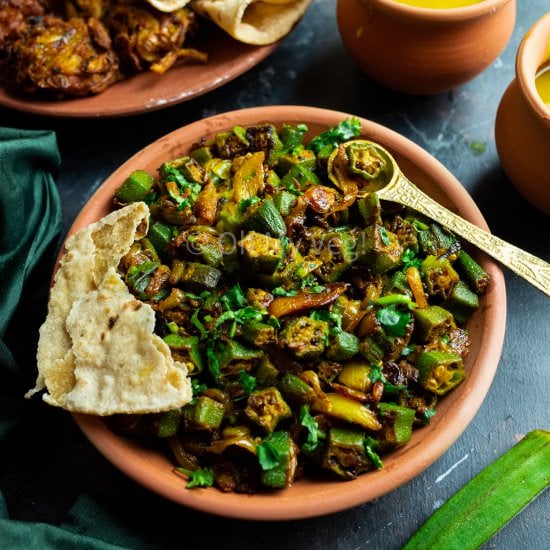 Indian Bhindi Masala – Fried Okra