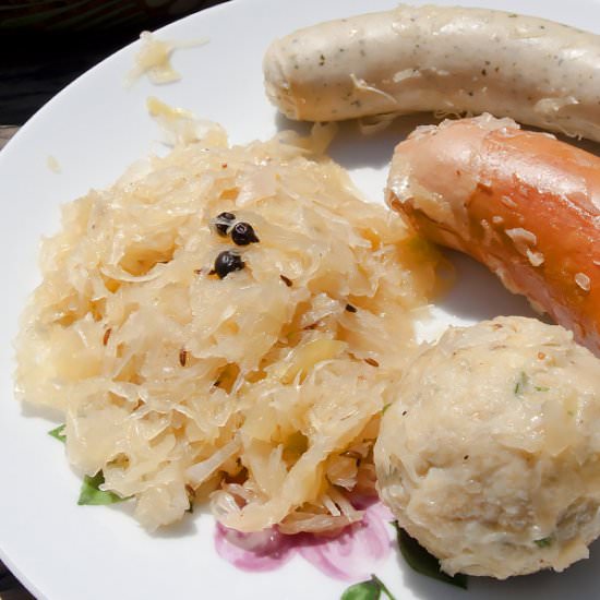 Sauerkraut and Sausage