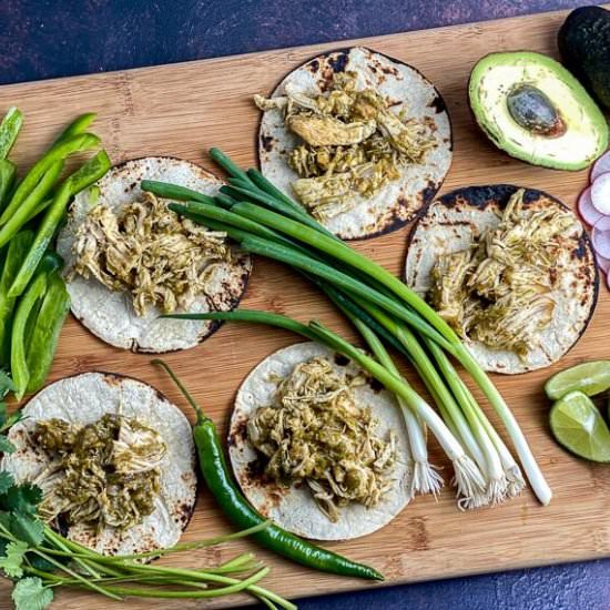 Instant Pot Salsa Verde Chicken