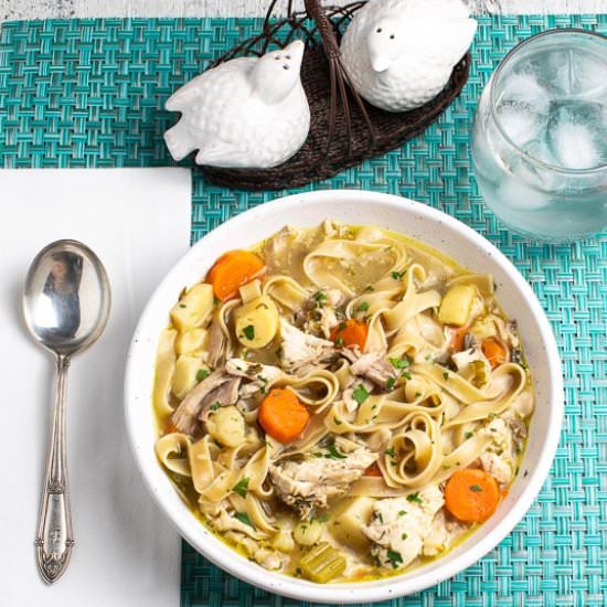 Instant Pot Chicken Noodle Soup