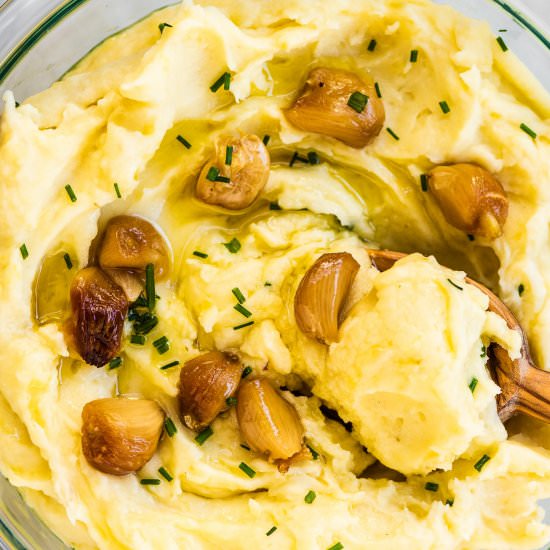 Roasted Garlic Mashed Potatoes