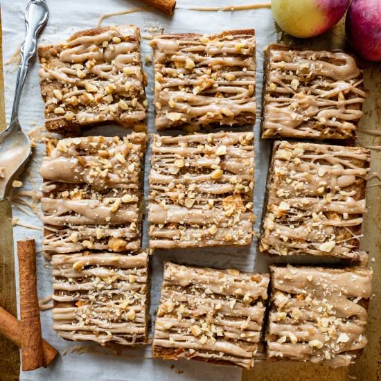 Apple Walnut Blondies…