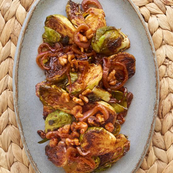 Soy-Glazed Brussel Sprouts