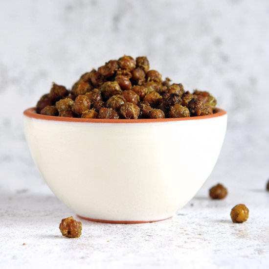 Pesto Roasted Chickpeas