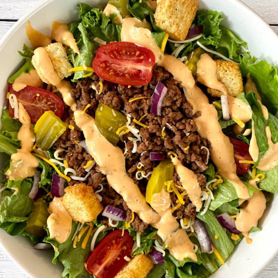 Low-Carb Big Mac Salad