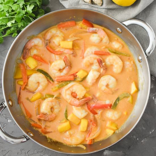 Thai Mango Curry with Shrimp