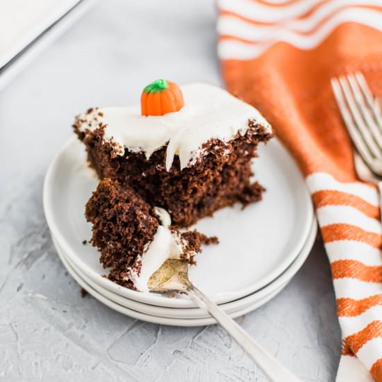 Chocolate Pumpkin Cake