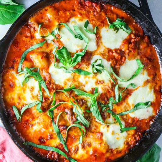 Italian Sausage Cauliflower Gnocchi
