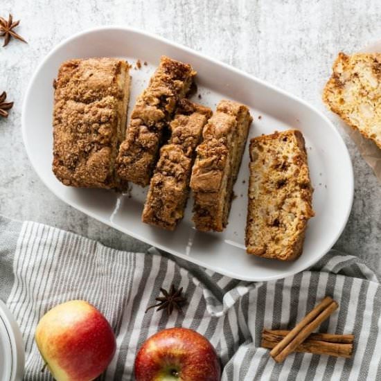 Apple Bread Recipe with Cinnamon