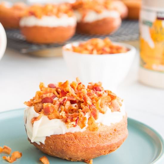 Maple Bacon Cake Donuts