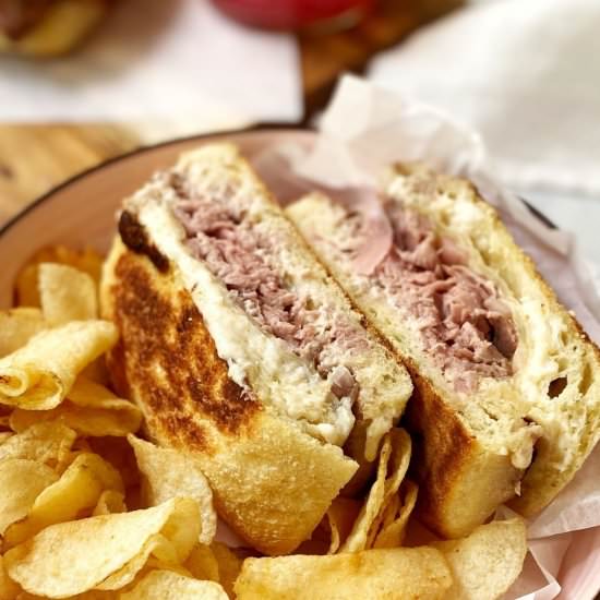 Steak and White Cheddar Panini