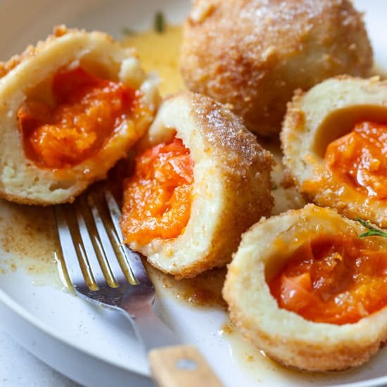 Sweet Apricot Dumplings