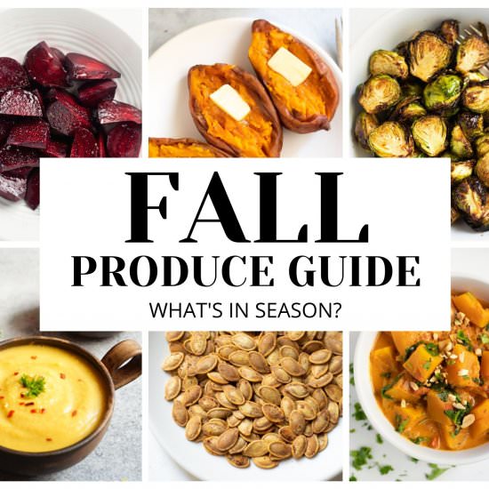 Fall Fruits & Vegetables