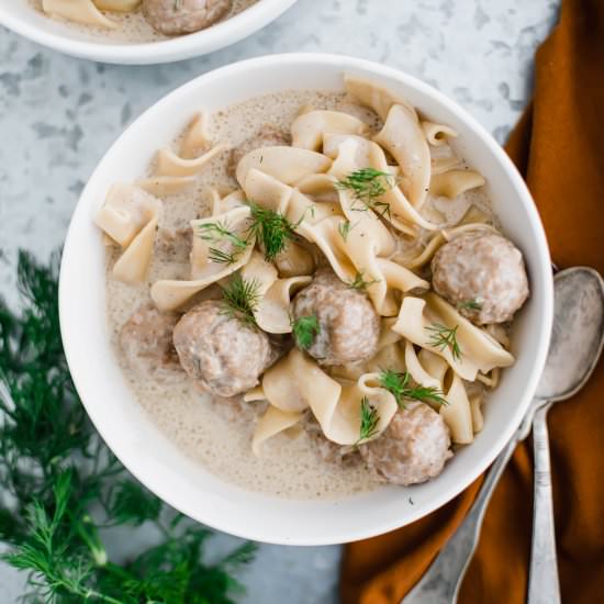 Swedish Meatball Soup