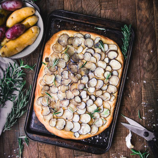 Rosemary Potato Focaccia Bread