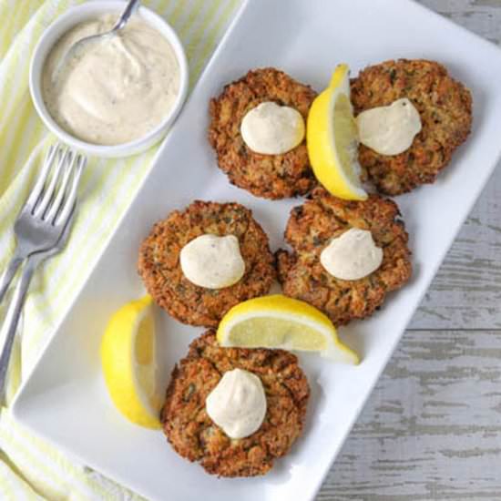 Air Fryer Keto Crab Cakes